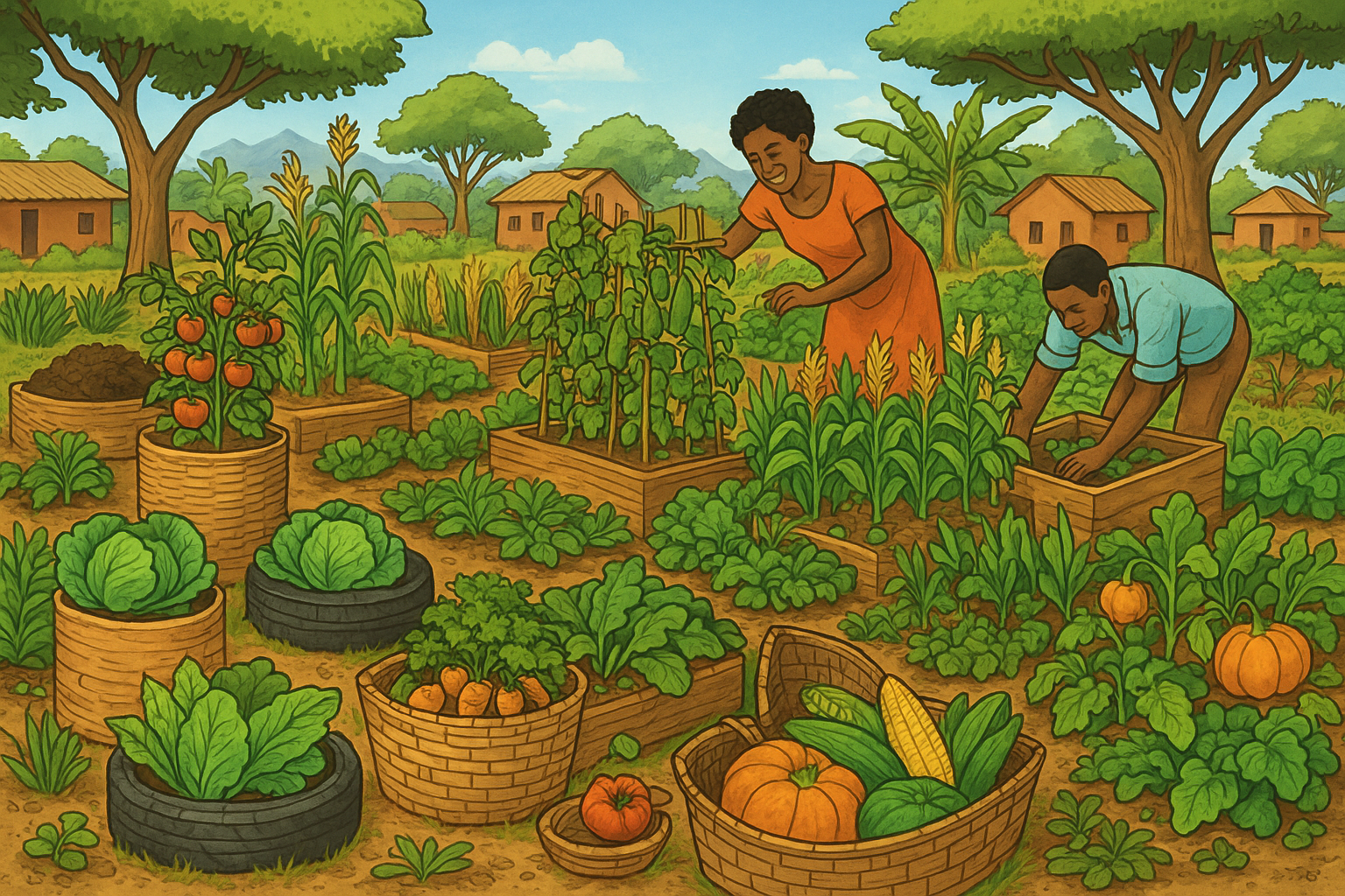 Grow food - feed yourself and your village.